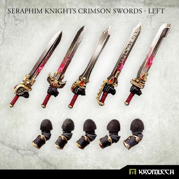 Kromlech Seraphim Knights Crimson Swords - Left (5) KRCB292 - Hobby Heaven