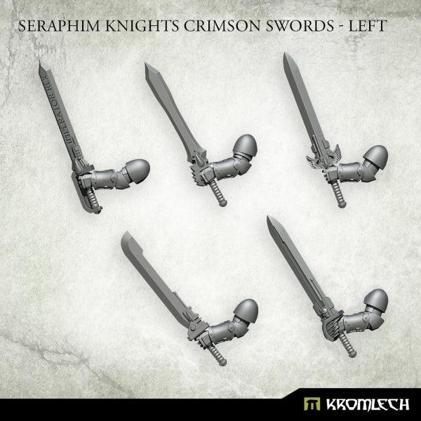 Kromlech Seraphim Knights Crimson Swords - Left (5) KRCB292 - Hobby Heaven