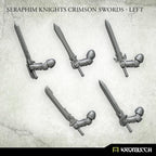 Kromlech Seraphim Knights Crimson Swords - Left (5) KRCB292 - Hobby Heaven