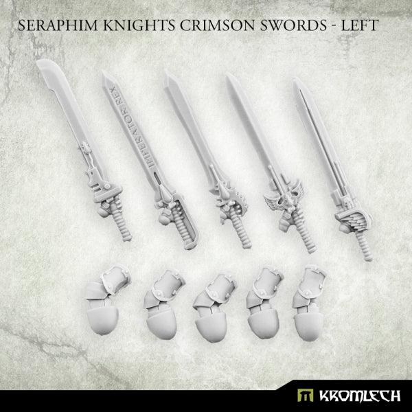 Kromlech Seraphim Knights Crimson Swords - Left (5) KRCB292 - Hobby Heaven