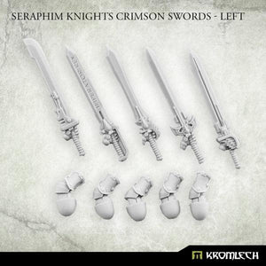 Kromlech Seraphim Knights Crimson Swords - Left (5) KRCB292 - Hobby Heaven