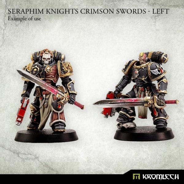 Kromlech Seraphim Knights Crimson Swords - Left (5) KRCB292 - Hobby Heaven