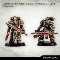 Kromlech Seraphim Knights Crimson Swords - Left (5) KRCB292 - Hobby Heaven