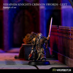 Kromlech Seraphim Knights Crimson Swords - Left (5) KRCB292 - Hobby Heaven