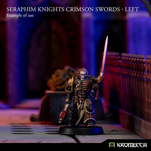 Kromlech Seraphim Knights Crimson Swords - Left (5) KRCB292 - Hobby Heaven