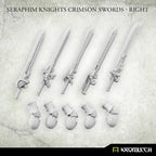 Kromlech Seraphim Knights Crimson Swords - Right (5) KRCB291 - Hobby Heaven