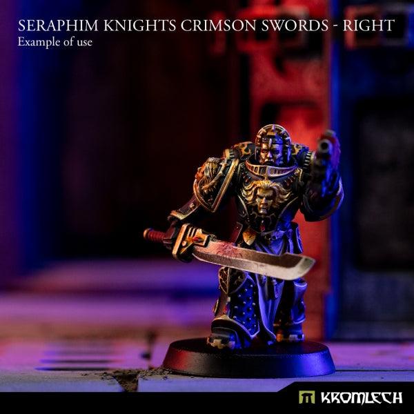 Kromlech Seraphim Knights Crimson Swords - Right (5) KRCB291 - Hobby Heaven