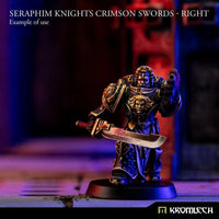 Kromlech Seraphim Knights Crimson Swords - Right (5) KRCB291 - Hobby Heaven
