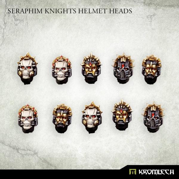 Kromlech Seraphim Knights Helmet Heads (10) KRCB287 - Hobby Heaven