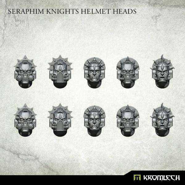 Kromlech Seraphim Knights Helmet Heads (10) KRCB287 - Hobby Heaven