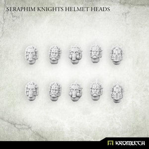 Kromlech Seraphim Knights Helmet Heads (10) KRCB287 - Hobby Heaven