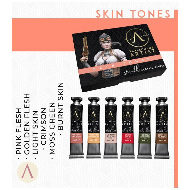 Scale75 Artists Skin Tones Paint Set (6 Paints) - Hobby Heaven