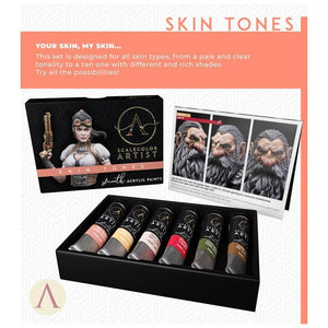 Scale75 Artists Skin Tones Paint Set (6 Paints) - Hobby Heaven