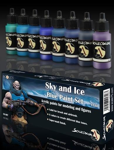 Scale75 Sky and Ice Paint Set (8 Paints) - Hobby Heaven