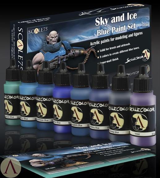 Scale75 Sky and Ice Paint Set (8 Paints) - Hobby Heaven