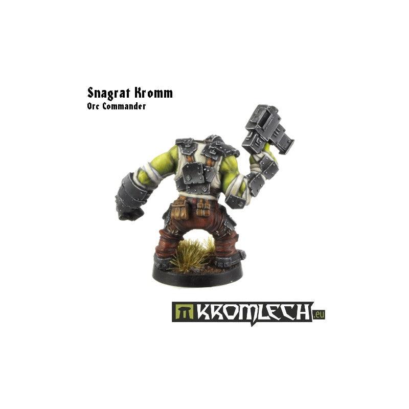Kromlech Snagrat Kromm - Orc Commander (1)  KRM031 - Hobby Heaven