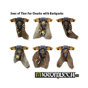Kromlech Sons of Thor Fur Cloacks with Backpacks  KRCB075 - Hobby Heaven