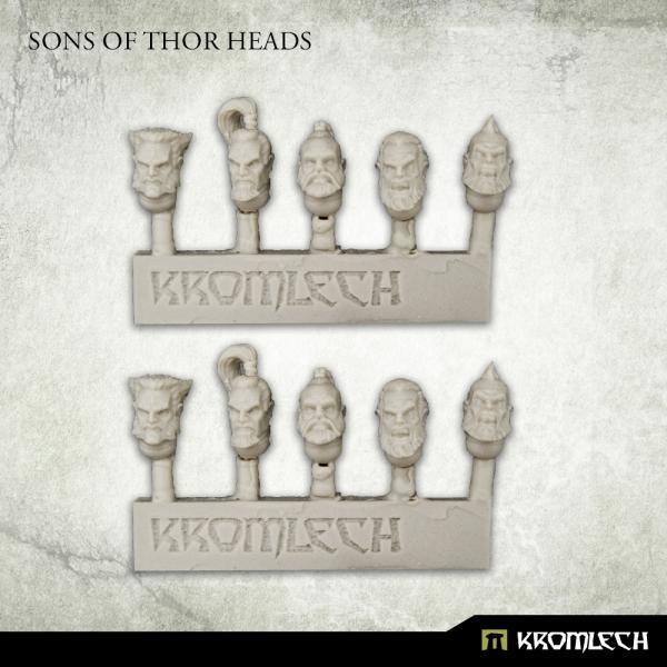 Kromlech Sons of Thor Heads (5) KRCB278 - Hobby Heaven