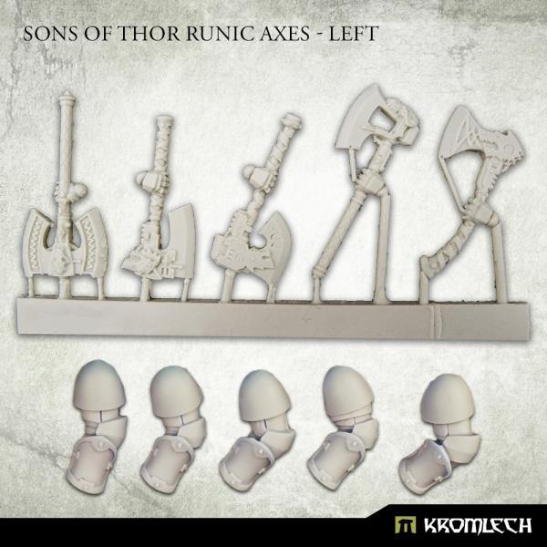Kromlech Sons of Thor Runic Axes - Left (5) KRCB284 - Hobby Heaven