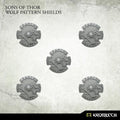 Kromlech Sons of Thor: Wolf Pattern Shields (5) KRCB209 - Hobby Heaven