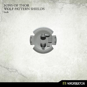 Kromlech Sons of Thor: Wolf Pattern Shields (5) KRCB209 - Hobby Heaven