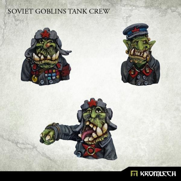 Kromlech Soviet Goblins Tank Crew (3) KRM136 - Hobby Heaven