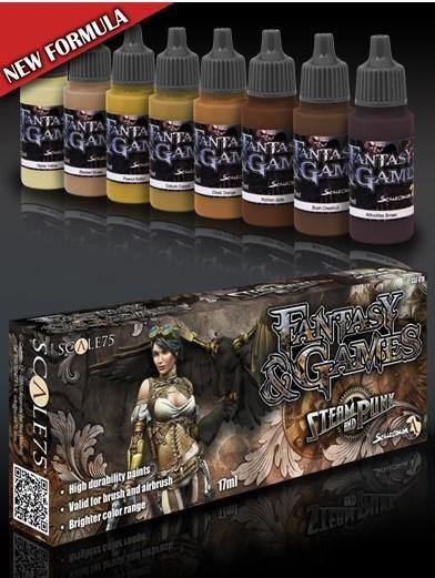 Scale75 Steam and Punk Paint Set (8 Paints) - Hobby Heaven