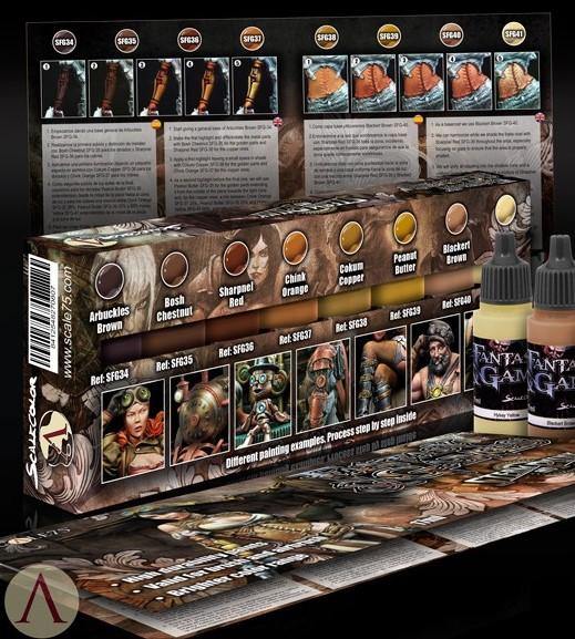 Scale75 Steam and Punk Paint Set (8 Paints) - Hobby Heaven