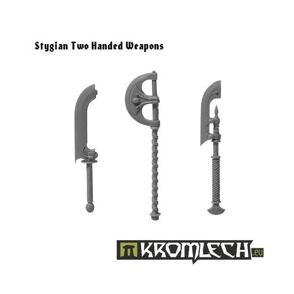 Kromlech Stygian Two Handed Weapons (6) KRCB018 - Hobby Heaven