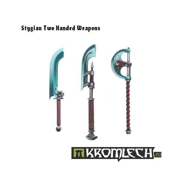 Kromlech Stygian Two Handed Weapons (6) KRCB018 - Hobby Heaven