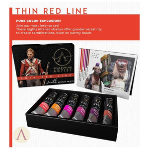 Scale75 Artists Thin Red Line Paint Set (6 Paints) - Hobby Heaven