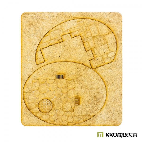 Kromlech Town Streets 120x92mm Oval Base Topper (1) KRBT072 - Hobby Heaven