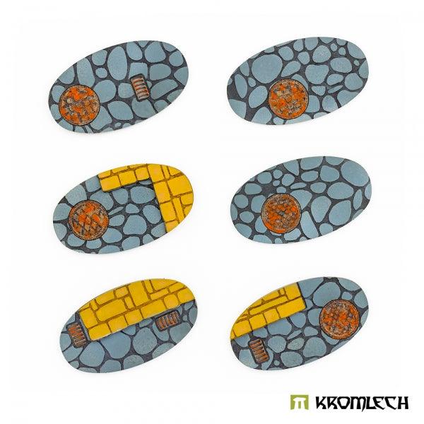 Kromlech Town Streets 75x42mm Oval Base Toppers (6) KRBT076 - Hobby Heaven