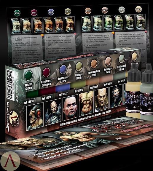 Scale75 Unnatural Flesh Paint Set (8 Paints) - Hobby Heaven