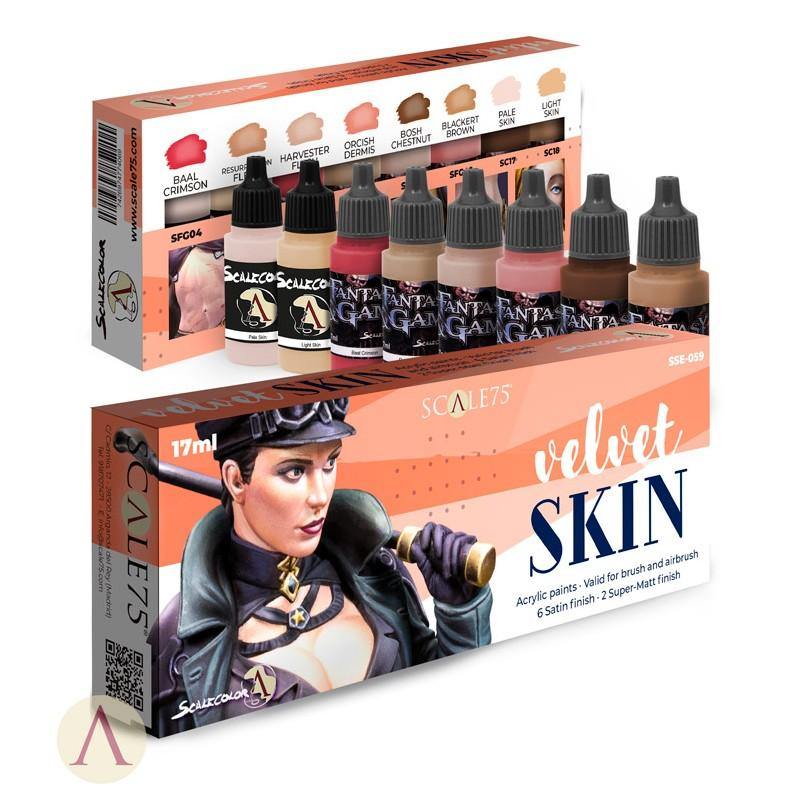 Scale75 Velvet Skin Paint Set (8 Paints) - Hobby Heaven