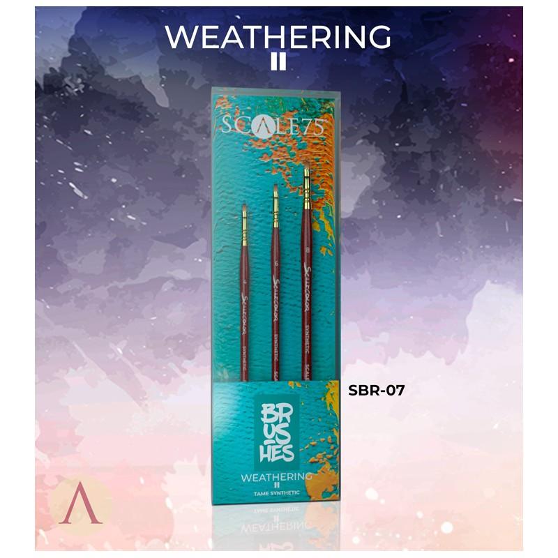 Scale 75 Weathering II Tame Synthetic Brush Set 4 pcs SBR-007 - Hobby Heaven
