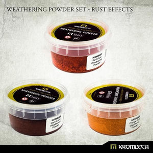 Kromlech Weathering Powder Set - Rust Effects KRMA016 - Hobby Heaven