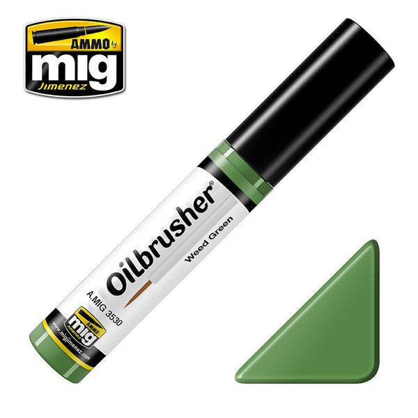 AMMO By MIG Oilbrusher Mecha Weed Green A.MIG-3530 - Hobby Heaven