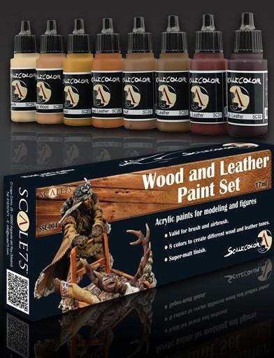 Scale75 Wood and Leather Paint Set (8 Paints) - Hobby Heaven