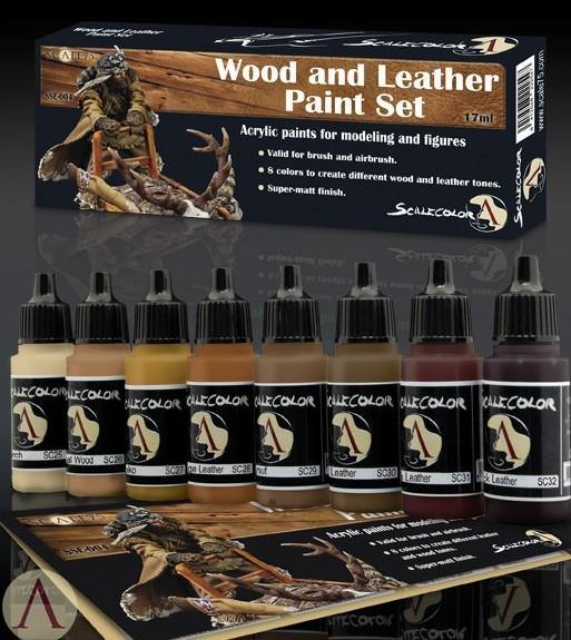 Scale75 Wood and Leather Paint Set (8 Paints) - Hobby Heaven