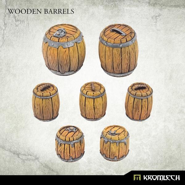 Kromlech Wooden Barrels KRBK056 - Hobby Heaven