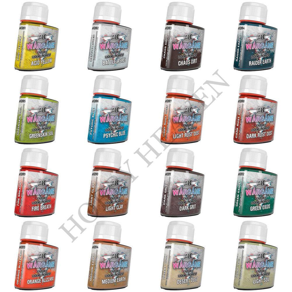 Ak Interactive Desert Rust 35ml Enamel Liquid Pigment Wargame Series A ...